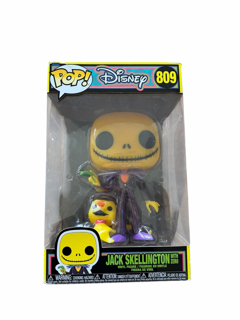 Funko POP! Jumbo Disney #809 Jack Skellington with Zero #260912